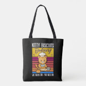 Katze Kneten Baker Kitty Biscuits Wir Knead Em You Tasche (Rückseite)