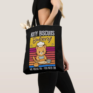 Katze Kneten Baker Kitty Biscuits Wir Knead Em You Tasche