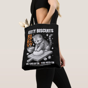 Katze Kneten Baker Kitty Biscuits Wir Knead Em You Tasche