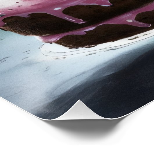 Katze Koch. Poster (Ecke)