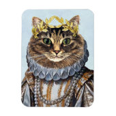 Katze Königin 2 Magnet (Vertikal)
