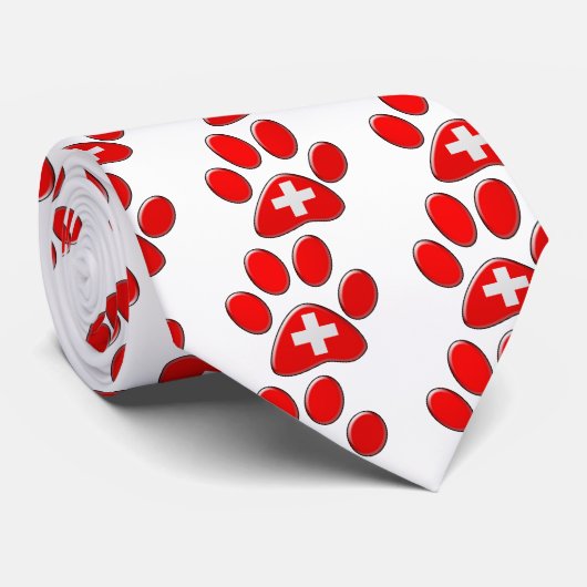 Katze Krawatte (Gerollt)