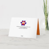 KATZE, KÜHLSCHRANK UND BASKETBALL Vatertag Karte (Rückseite)