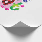 Katze Kunst Ich bin eine Katze Geschenkpapier (Ecke)