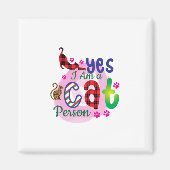 Katze Kunst Ich bin eine Katze Magnet (Vorne)
