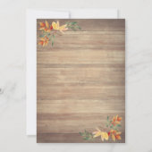 Katze, Kürbis, String-Leuchten, Textur-Baby-Dusche Einladung (Rückseite)