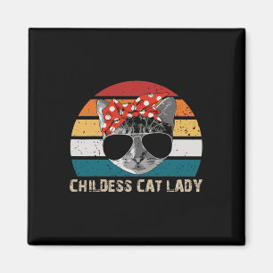 Katze Lady 2024 Gesinnte politische Wahlen Demokra Magnet