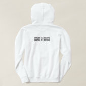 Katze Lady Gift - Zwangsstörung bei Katzen Hoodie (Design Rückseite)