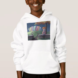 Katze Lady im Park Hoodie