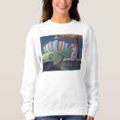 Katze Lady im Park Sweatshirt (Vorderseite)