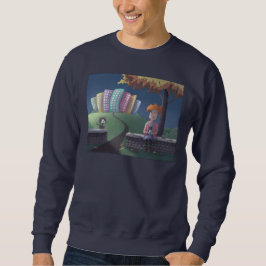 Katze Lady im Park Sweatshirt
