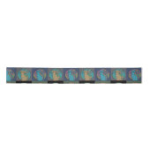 Katze Lady Multi Cats Sitzen Thunder_Cove Satinband (Vorderseite)