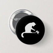Katze Lady Rache Push Gop Freedom Kamala Harris Button (Vorne & Hinten)