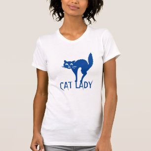 Katze Lady Typografie lustige niedliche Katze lust T-Shirt