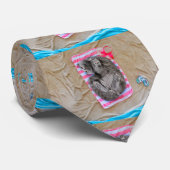 Katze lag am Strand Krawatte (Gerollt)