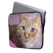 Katze Laptopschutzhülle (Vorderseite Links)