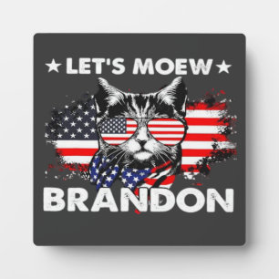 Katze lässt mich miauen  fotoplatte