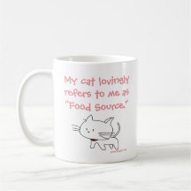 Katze "Lebensmittelquelle" - Tasse