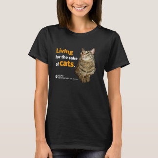 Katze lebt für Katzen süß Fasan Katze Katze T-Shirt