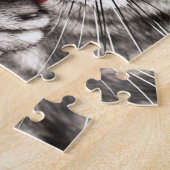 Katze leckt puzzle (Seite)