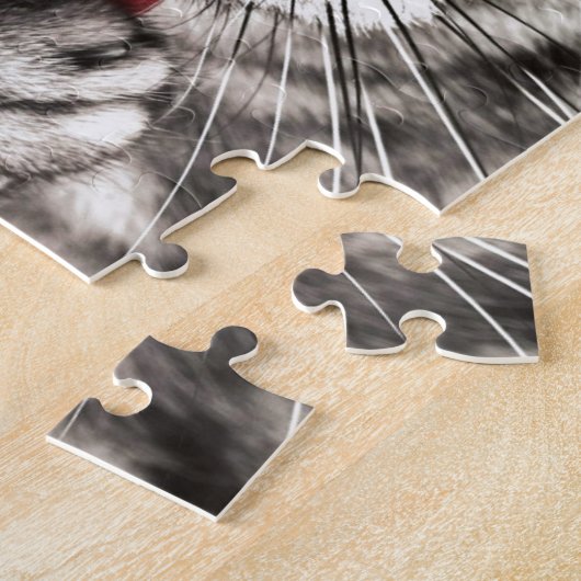 Katze leckt puzzle (Seite)