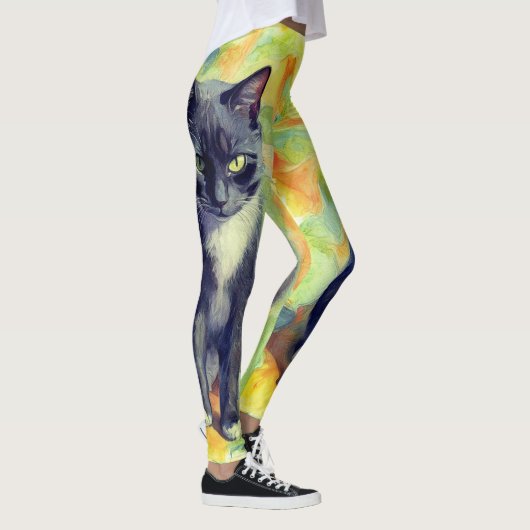 Katze Leggings (Rechts)