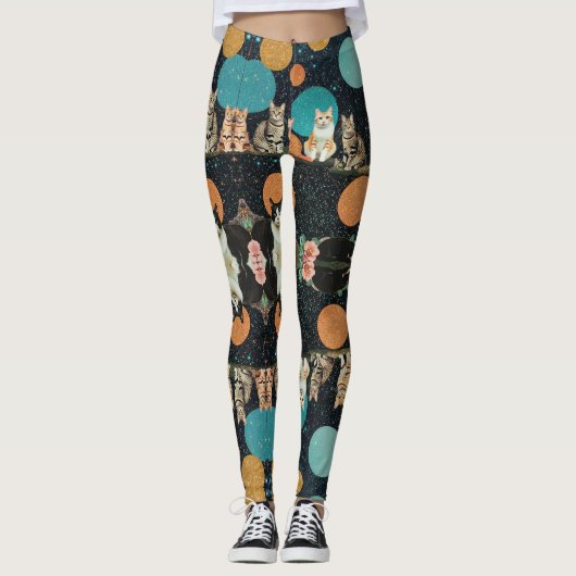 Katze Leggings (Vorderseite)
