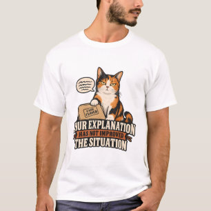 Katze lehnt Ihre Erklärung ab T-Shirt