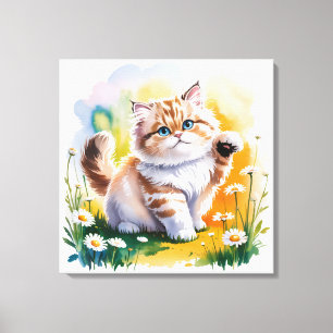 Katze Leinwanddruck