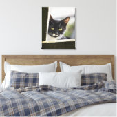 Katze Leinwanddruck (Insitu (Schlafzimmer))