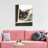Katze Leinwanddruck (Insitu (Wohnzimmer))