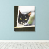 Katze Leinwanddruck (Insitu (Holzboden))