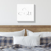 Katze Leinwanddruck (Insitu (Schlafzimmer))