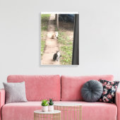 Katze Leinwanddruck (Insitu (Wohnzimmer))