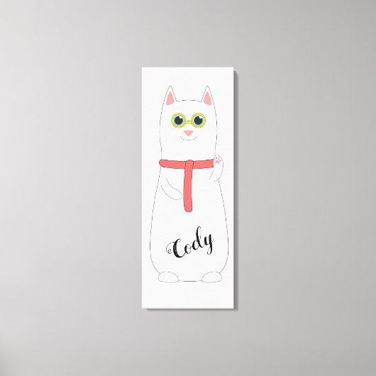Katze Leinwanddruck (Vorderseite)