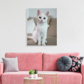 Katze Leinwanddruck (Insitu (Wohnzimmer))