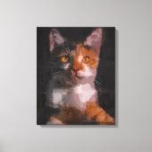 Katze Leinwanddruck (Vorderseite)