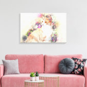 Katze Leinwanddruck (Insitu (Wohnzimmer))