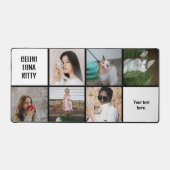 Katze Liebe! 6-Foto Collage für Katzen-Mamas und V Schreibtischunterlage (Vorderseite)