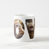 Katze Liebe I Fotos ausschneiden 1 Kaffeetasse (Mittel)