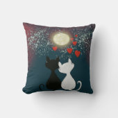 Katze Liebe Kissen (Vorderseite)