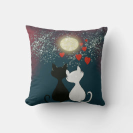 Katze Liebe Kissen