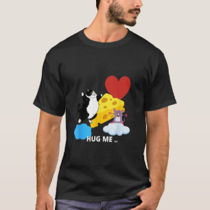Katze, Liebe, lustig, Maus, Schach T-Shirt