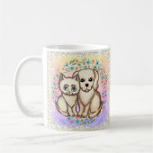Katze Lieben Hund Kaffeetasse (Links)