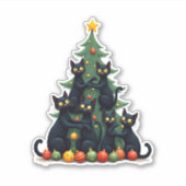 Katze Liebhaber Niedlicher und sonniger Urlaub Bau Aufkleber (Vorderseite)