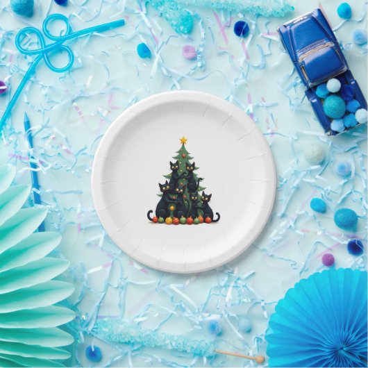 Katze Liebhaber Niedlicher und sonniger Urlaub Bau Pappteller (Party)