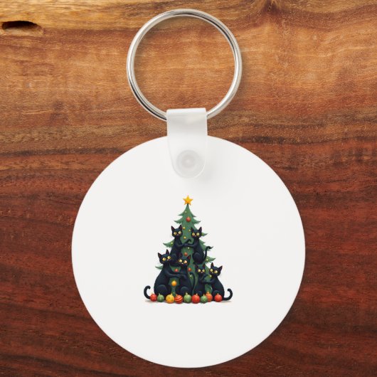 Katze Liebhaber Niedlicher und sonniger Urlaub Bau Schlüsselanhänger (Vorderseite)