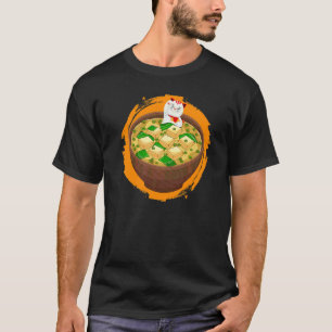 Katze liebt diese Miso-Suppe Japanisches Essen Mis T-Shirt