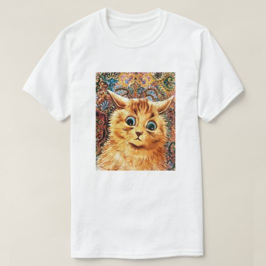 Katze, Louis Wain T-Shirt (Design vorne)