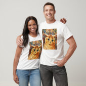 Katze, Louis Wain T-Shirt (Unisex)